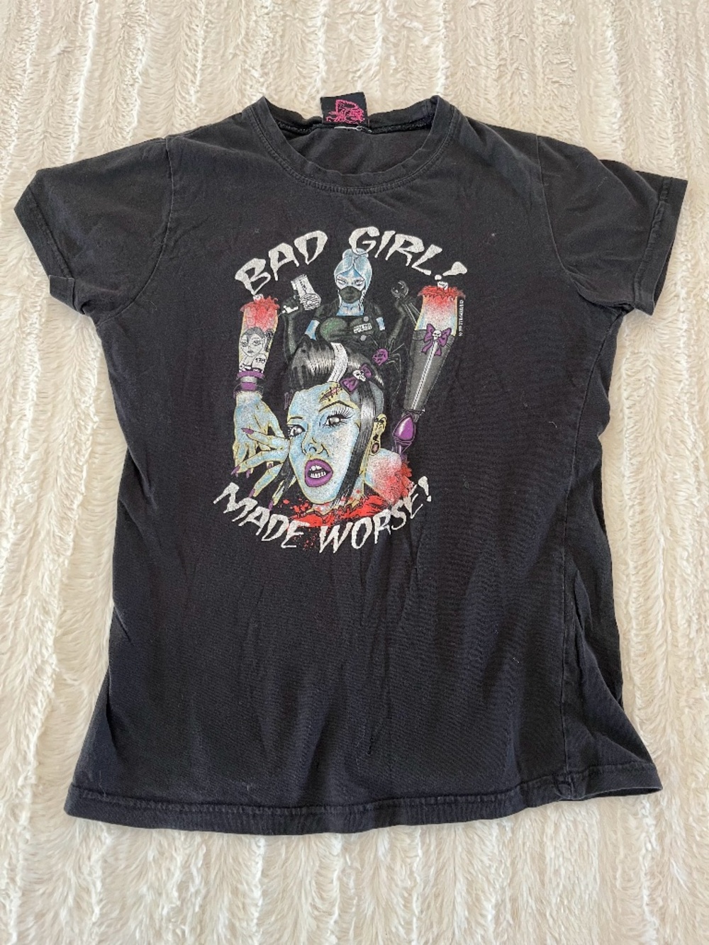 Kreepsville 666 Bad Girl Made Worse shirt - Size S